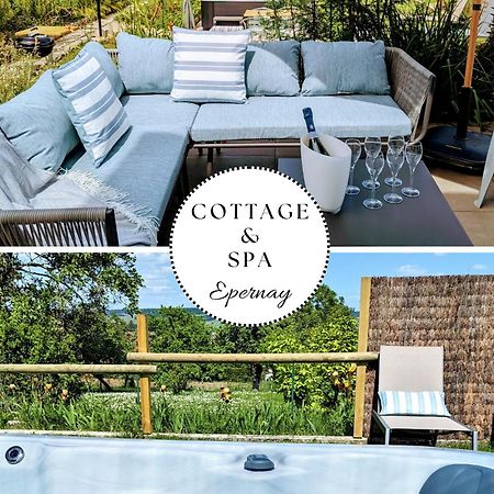 Le Cemarose: Spa, Jardin, Terrasse Et Jolie Vue Au Coeur D'埃佩尔奈 外观 照片