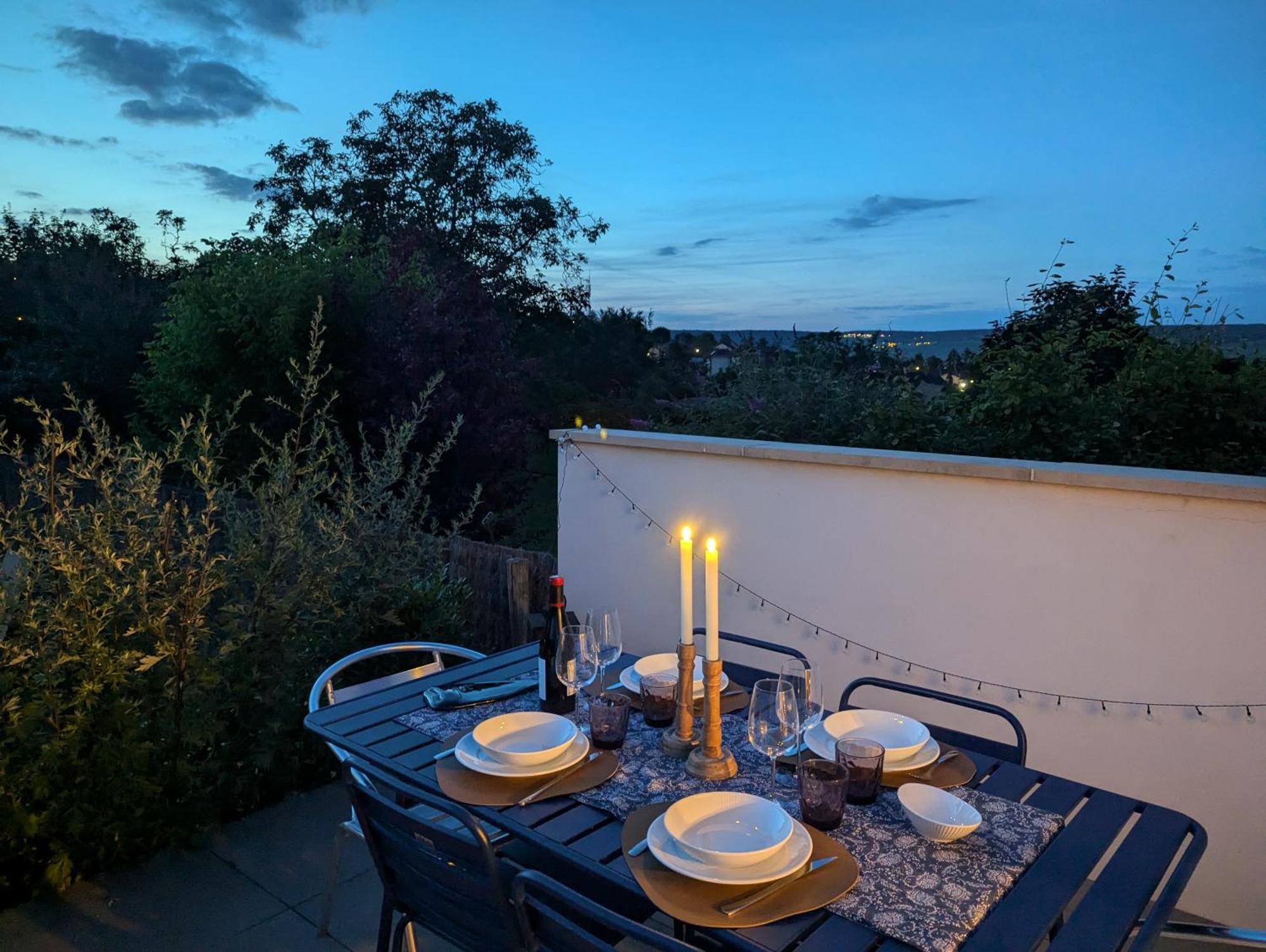 Le Cemarose: Spa, Jardin, Terrasse Et Jolie Vue Au Coeur D'埃佩尔奈 外观 照片