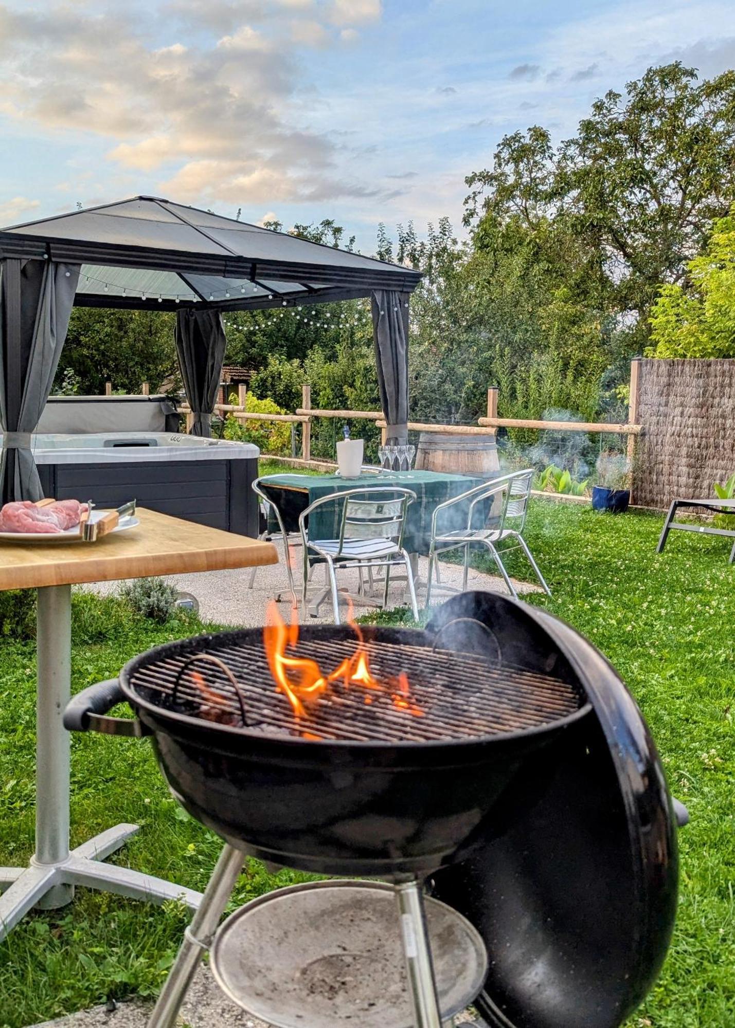 Le Cemarose: Spa, Jardin, Terrasse Et Jolie Vue Au Coeur D'埃佩尔奈 外观 照片