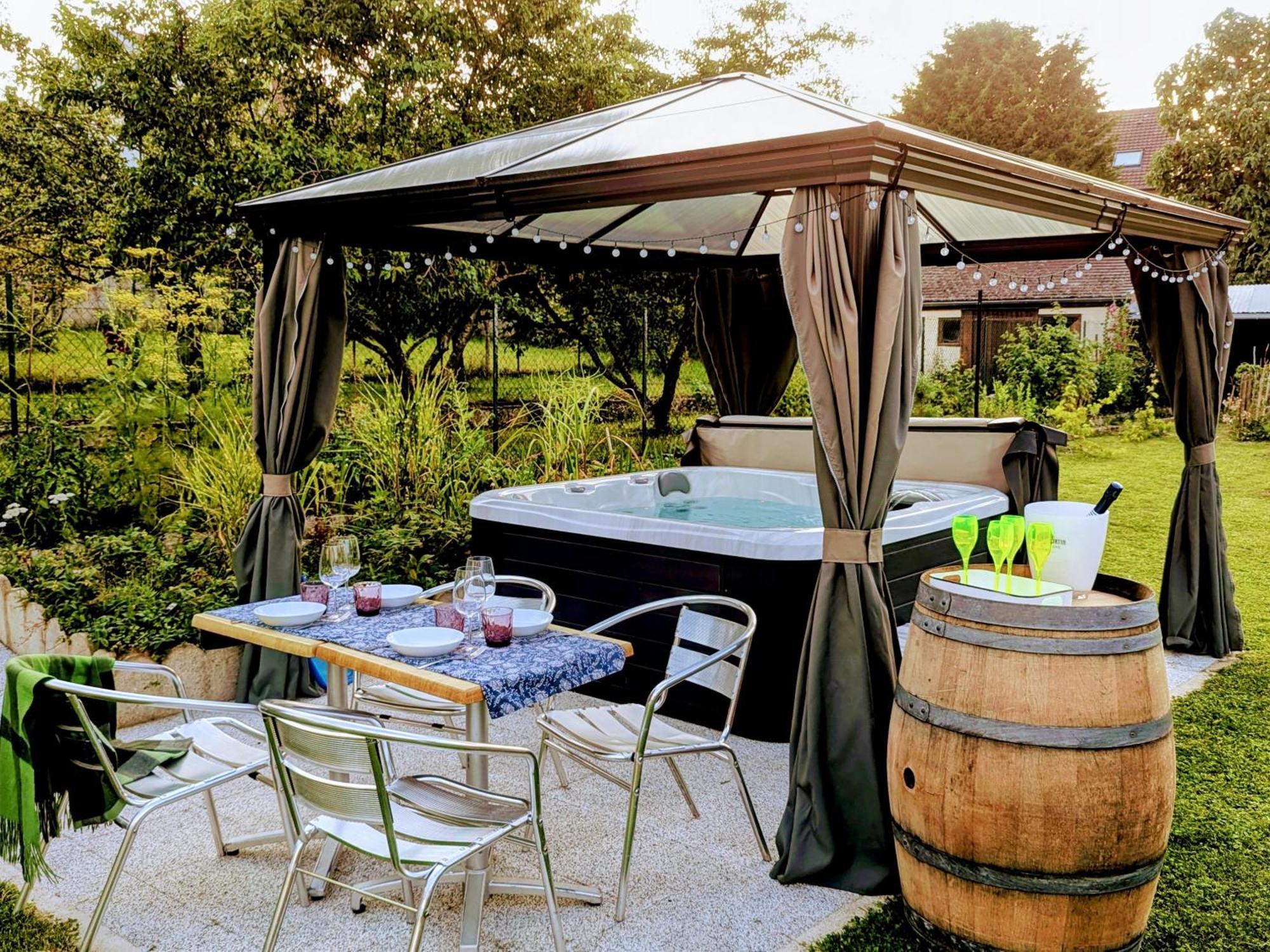 Le Cemarose: Spa, Jardin, Terrasse Et Jolie Vue Au Coeur D'埃佩尔奈 外观 照片